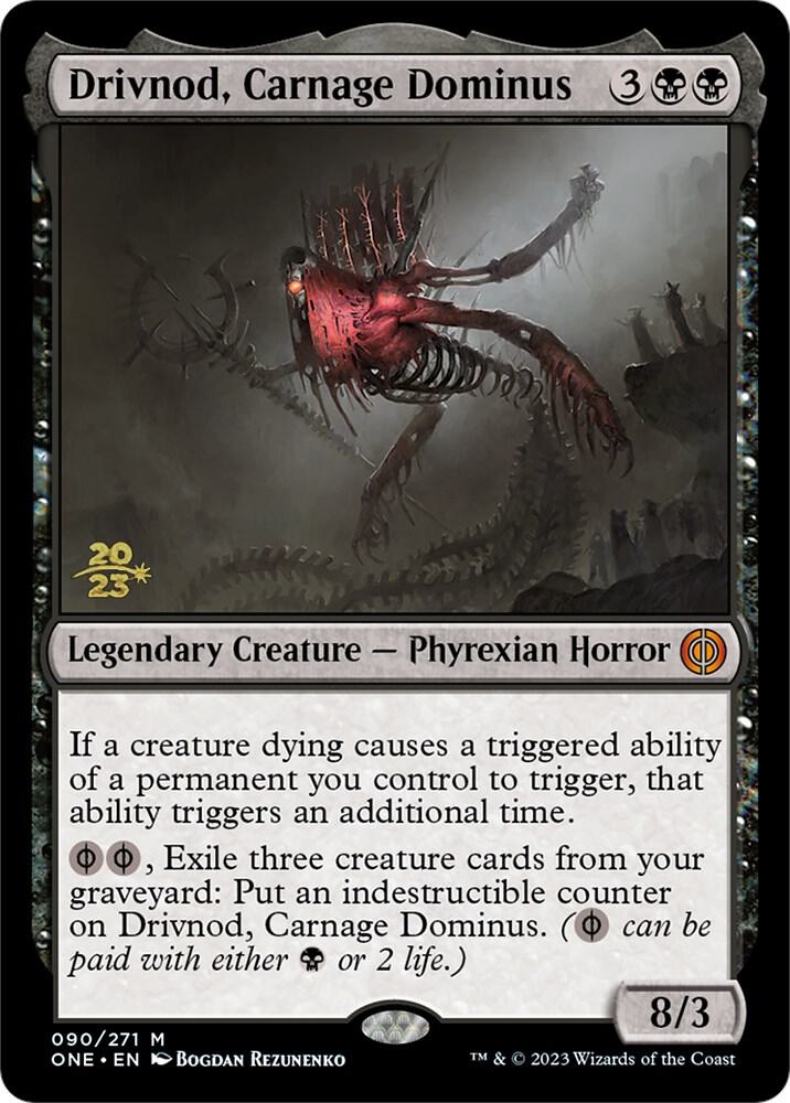 Drivnod, Carnage Dominus 90 card from Prerelease Cards