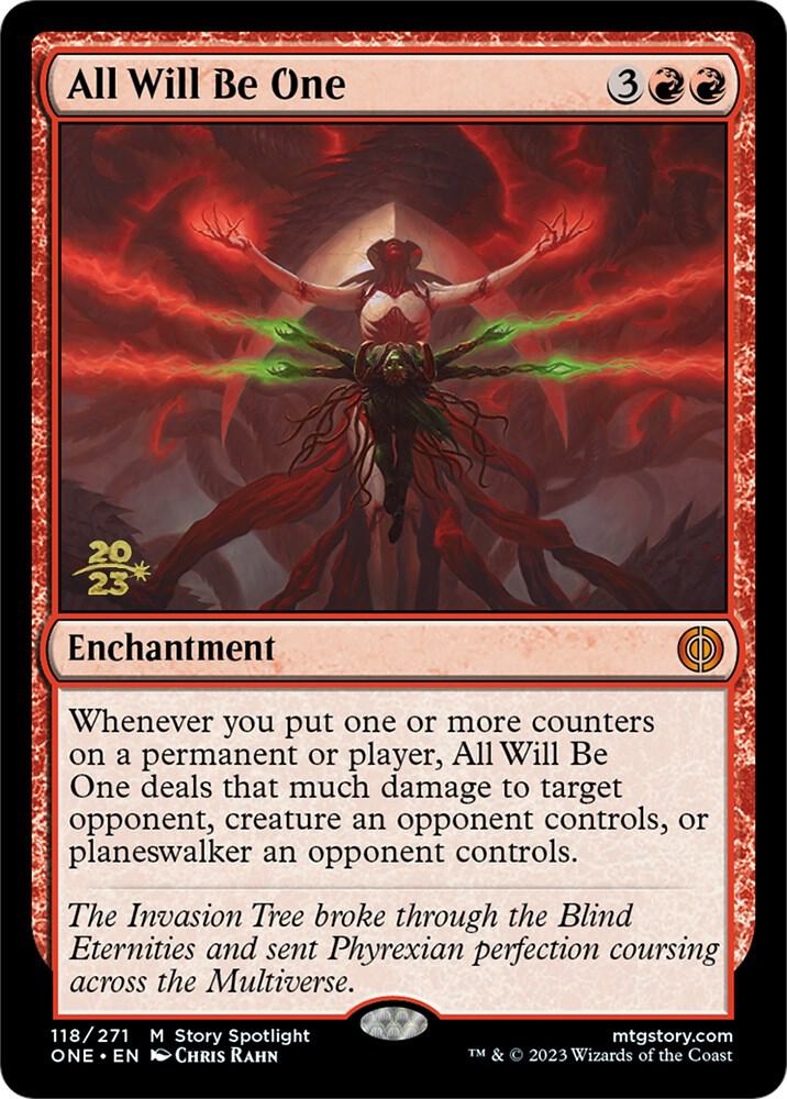 All Will Be One 118 card from Prerelease Cards