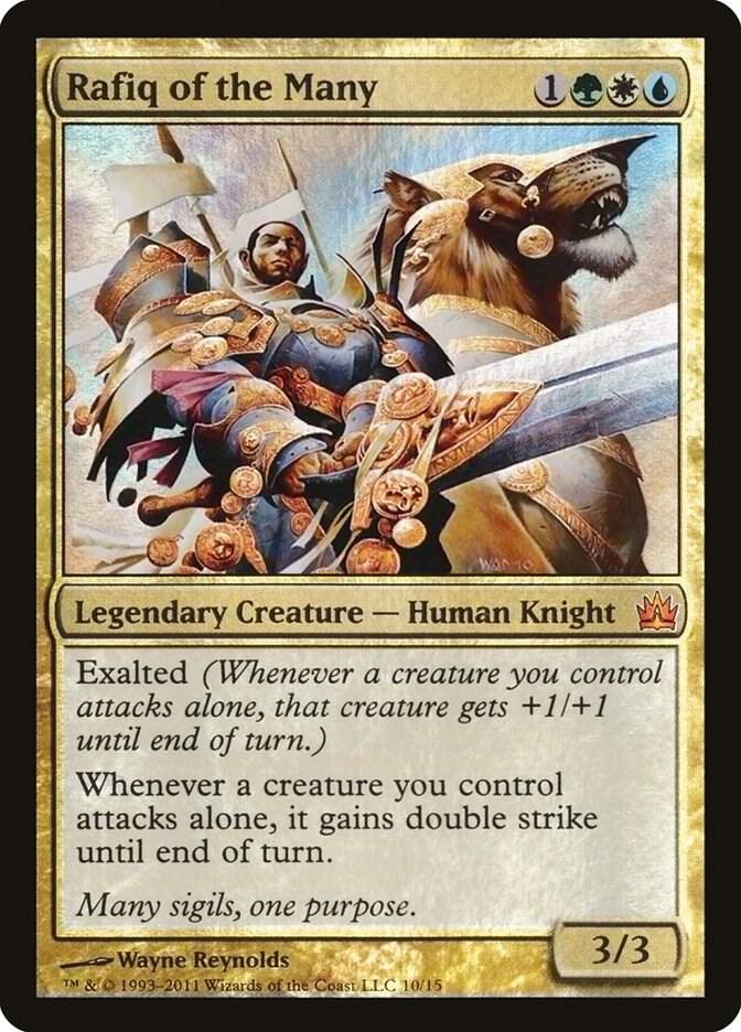 Rafiq of the Many 10 card from From the Vault: Legends