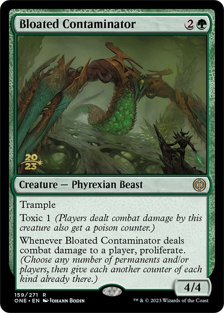 Bloated Contaminator 159 card from Prerelease Cards