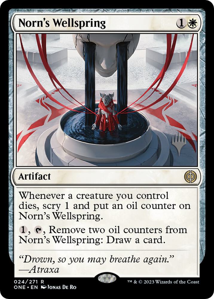 Norn's Wellspring 24 card from Promo Pack: Phyrexia: All Will Be One