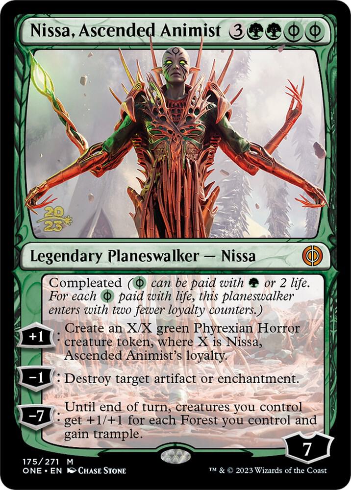 Nissa, Ascended Animist 175 card from Prerelease Cards