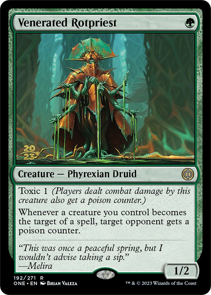 Venerated Rotpriest 192 card from Prerelease Cards