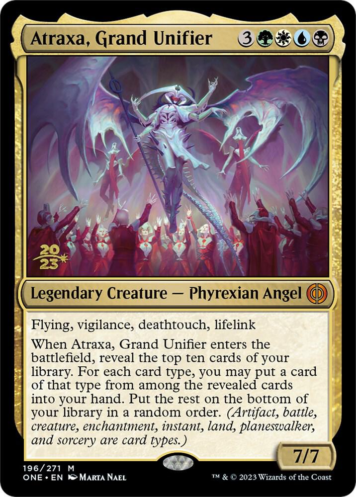 Atraxa, Grand Unifier 196 card from Prerelease Cards