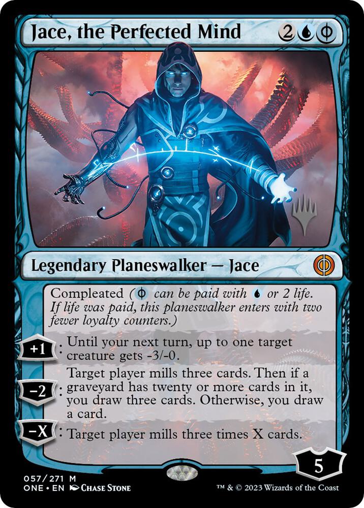 Jace, the Perfected Mind 57 card from Promo Pack: Phyrexia: All Will Be One