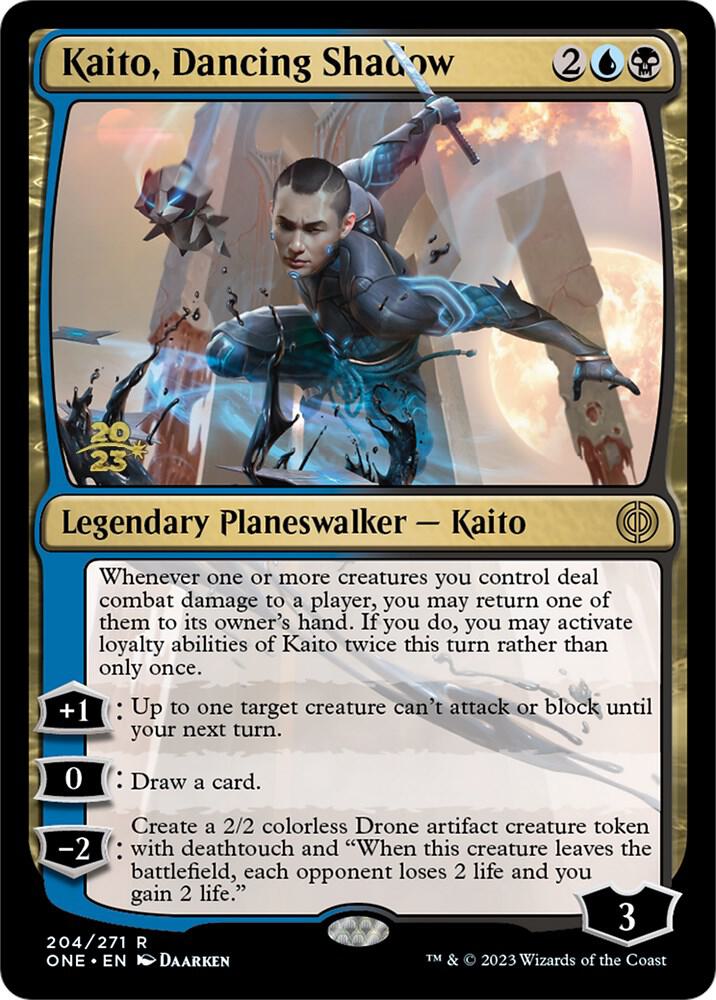 Kaito, Dancing Shadow 204 card from Prerelease Cards
