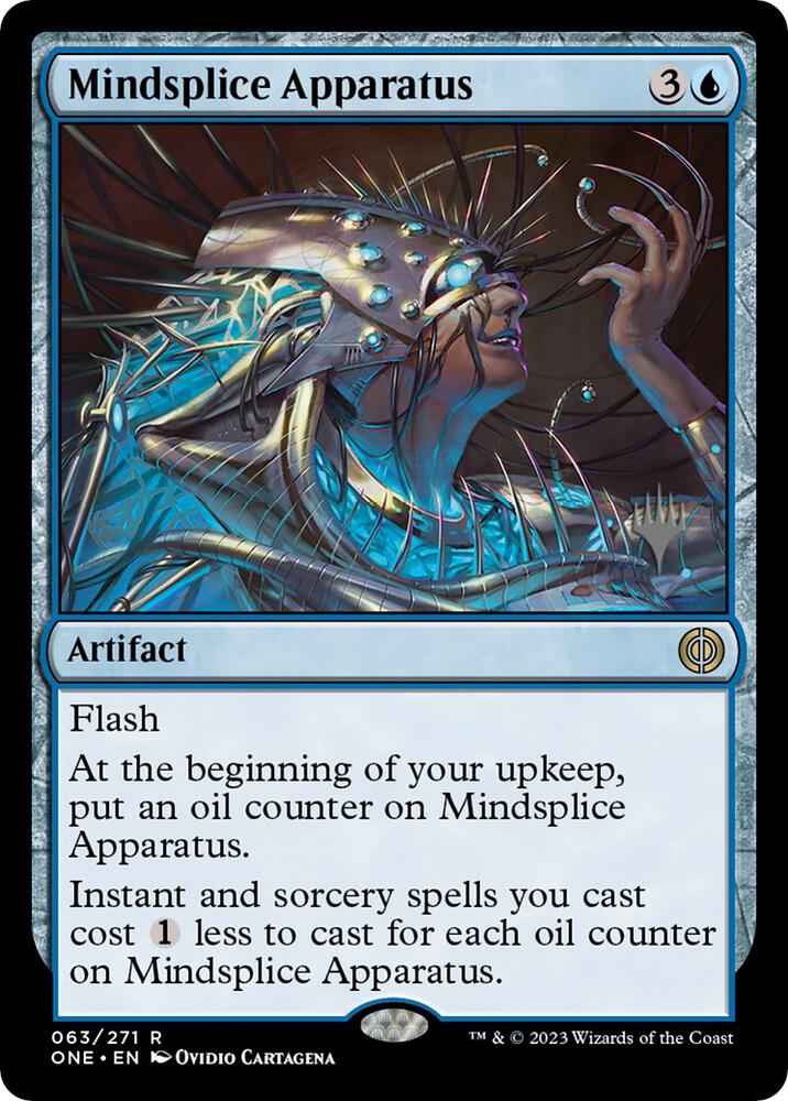 Mindsplice Apparatus 63 card from Promo Pack: Phyrexia: All Will Be One