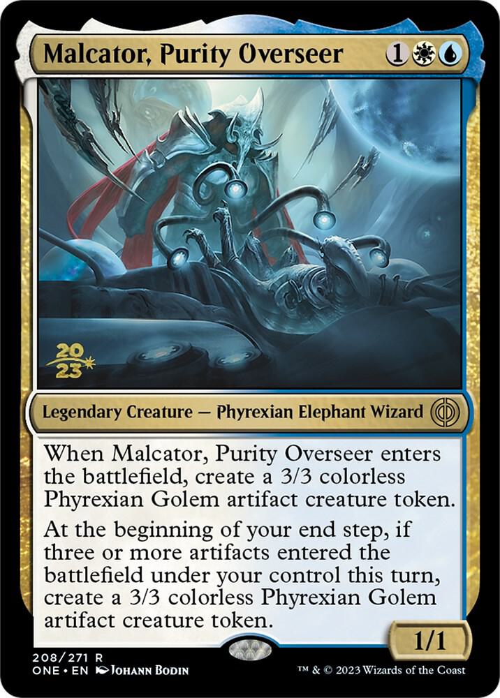 Malcator, Purity Overseer 208 card from Prerelease Cards