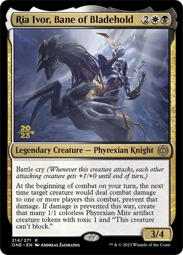 Ria Ivor, Bane of Bladehold 214 card from Prerelease Cards