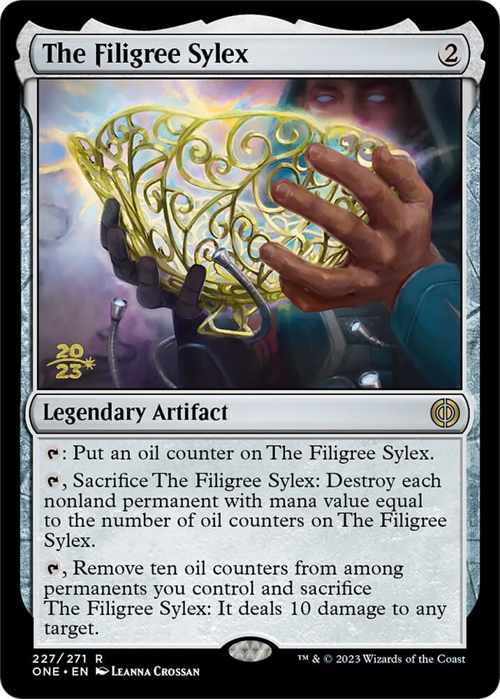 The Filigree Sylex 227 card from Prerelease Cards