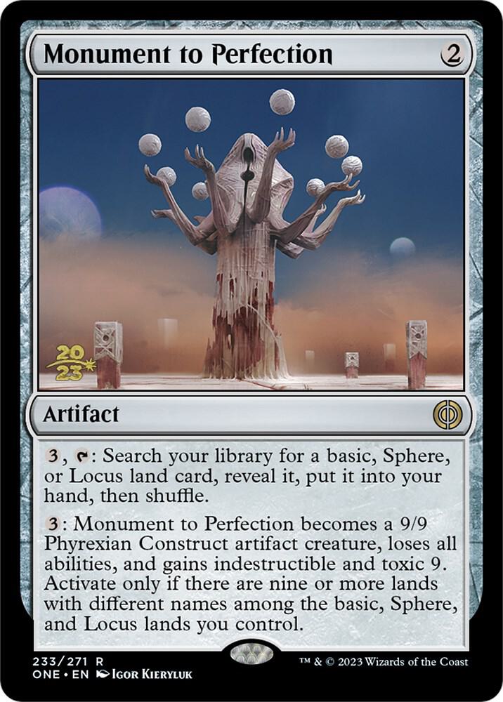 Monument to Perfection 233 card from Prerelease Cards