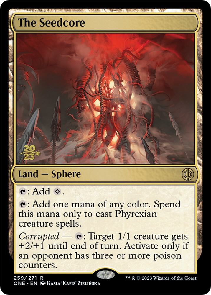 The Seedcore 259 card from Prerelease Cards