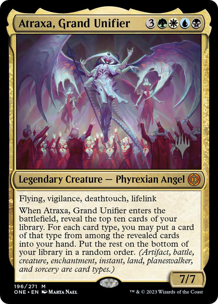 Atraxa, Grand Unifier 196 card from Promo Pack: Phyrexia: All Will Be One