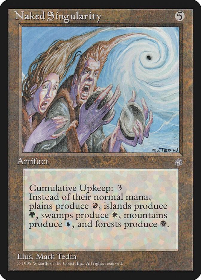 Naked Singularity card from Ice Age