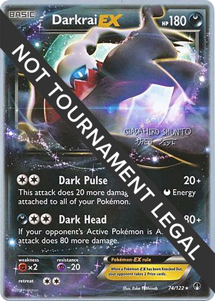 Darkrai EX - 2016 (Shunto Sadahiro) 74/122 card from World Championship Decks