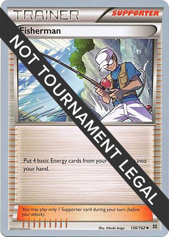 Fisherman - 2016 (Cody Walinski) 136/162 card from World Championship Decks