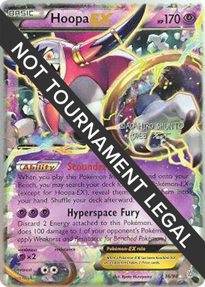 Hoopa EX - 2016 (Shunto Sadahiro) 36/98 card from World Championship Decks