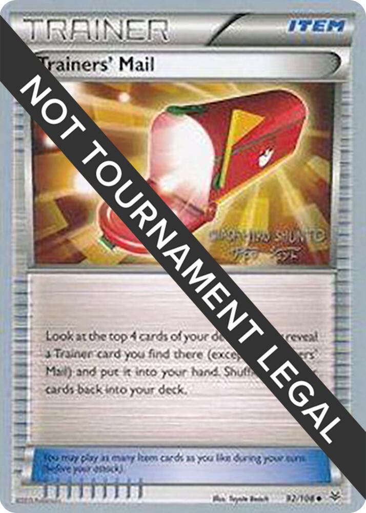 Trainers' Mail - 2016 (Shunto Sadahiro) 92/108 card from World Championship Decks