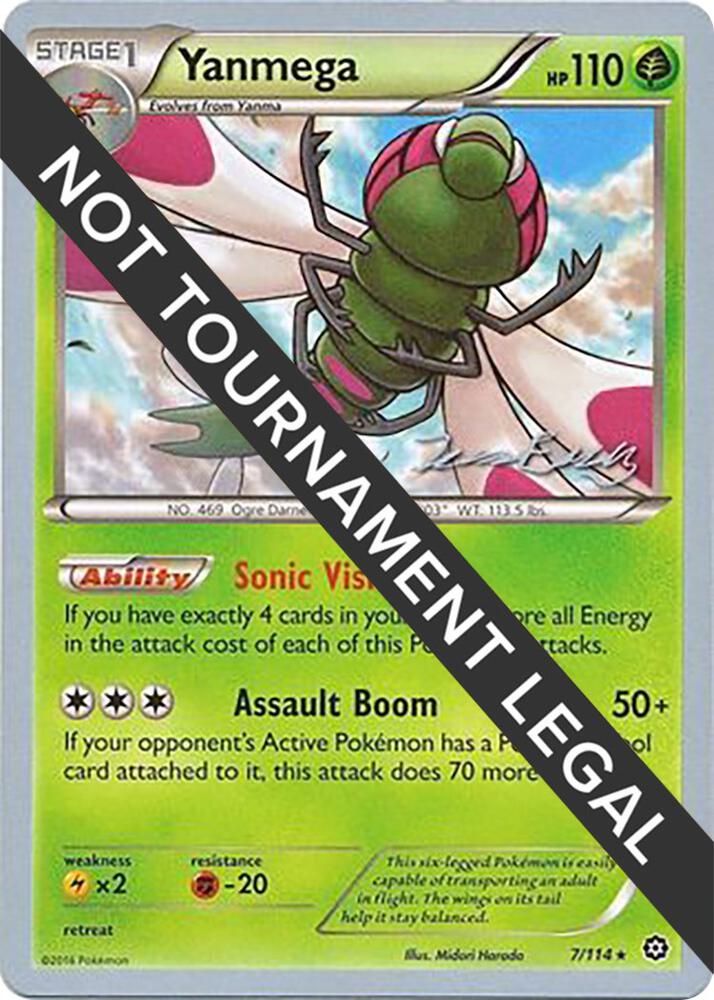 Yanmega - 2016 (Jesper Eriksen) 7/114 card from World Championship Decks
