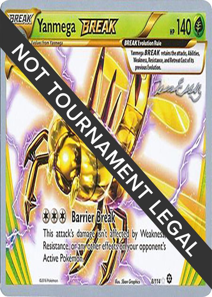 Yanmega BREAK - 2016 (Jesper Eriksen) 8/114 card from World Championship Decks