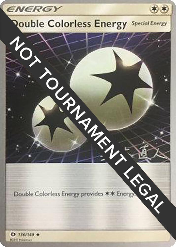 Double Colorless Energy - 2017 (Naoto Suzuki) 136/149 card from World Championship Decks