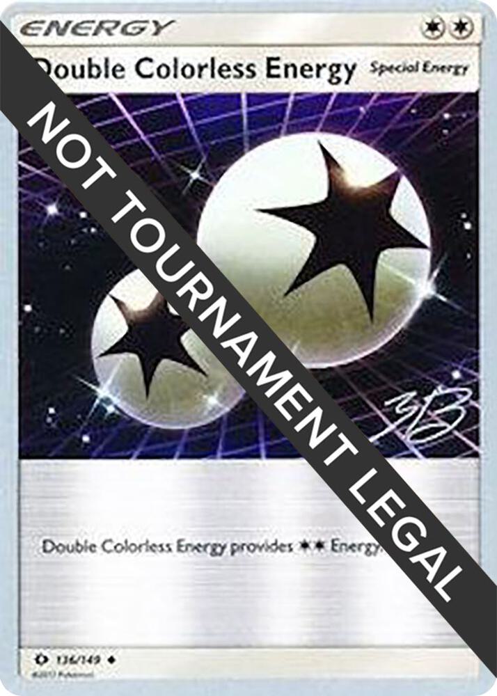 Double Colorless Energy - 2017 (Zachary Bokhari) 136/149 card from World Championship Decks