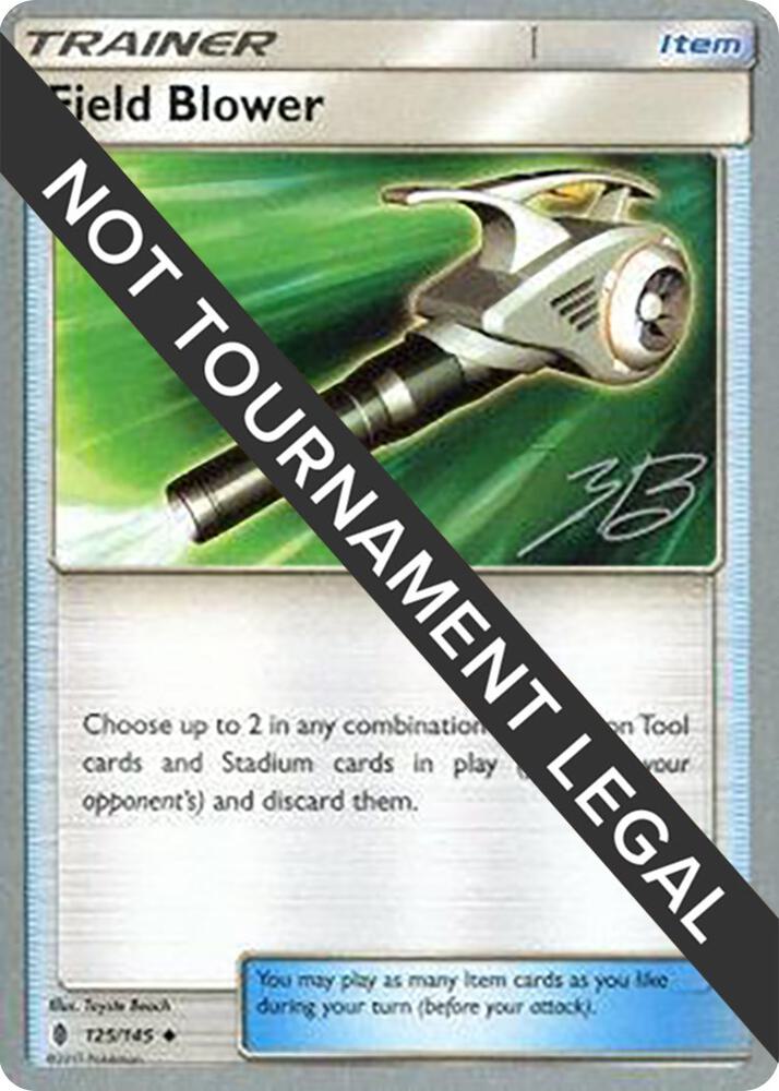 Field Blower - 2017 (Zachary Bokhari) 125/145 card from World Championship Decks