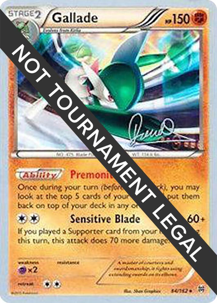 Gallade - 2017 (Diego Cassiraga) 84/162 card from World Championship Decks