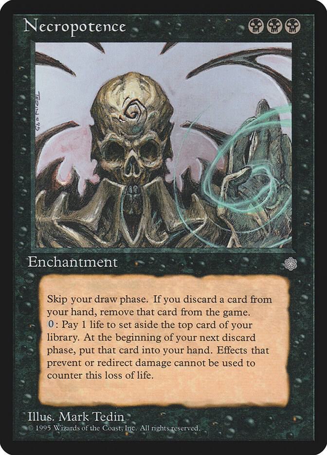 Necropotence 42 card from Ice Age