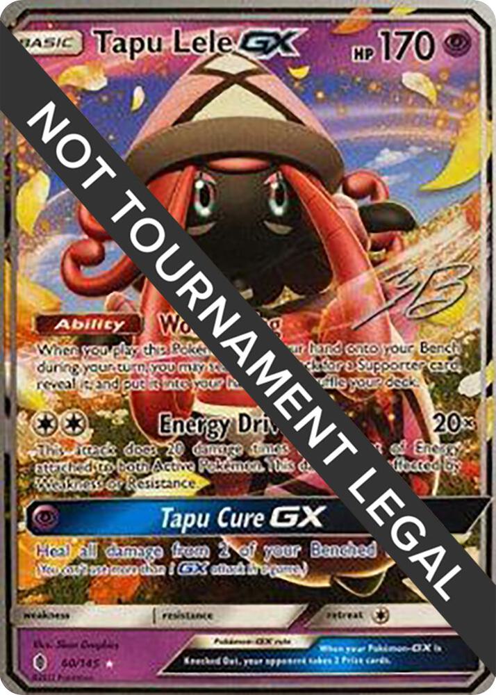 Tapu Lele GX - 2017 (Zachary Bokhari) 60/145 card from World Championship Decks