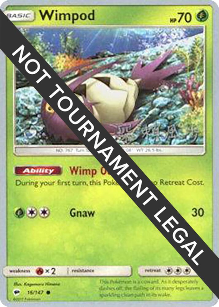 Wimpod - 2017 (Kabu Fukase) 16/147 card from World Championship Decks