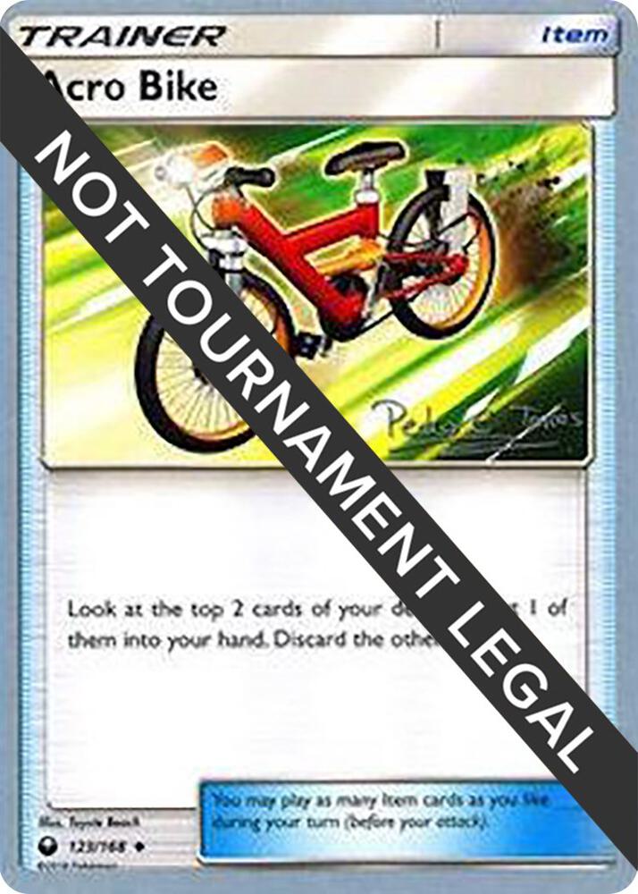Acro Bike - 2018 (Pedro Eugenio Torres) 123/168 card from World Championship Decks