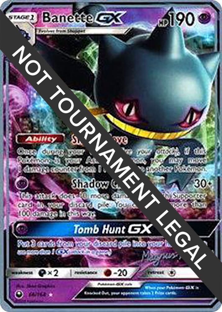 Banette GX - 2018 (Magnus Pedersen) 66/168 card from World Championship Decks