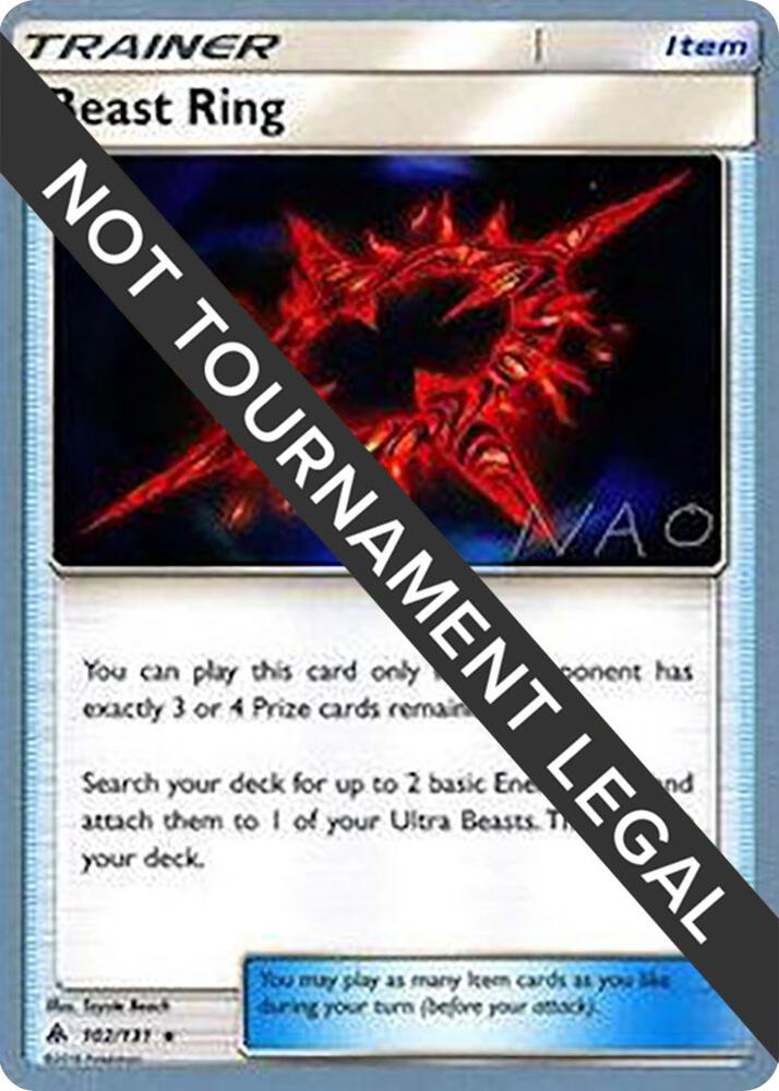 Beast Ring - 2018 (Naohito Inoue) 102/131 card from World Championship Decks
