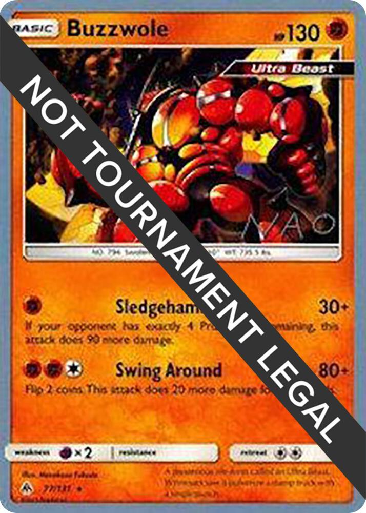 Buzzwole - 2018 (Naohito Inoue) 77/131 card from World Championship Decks