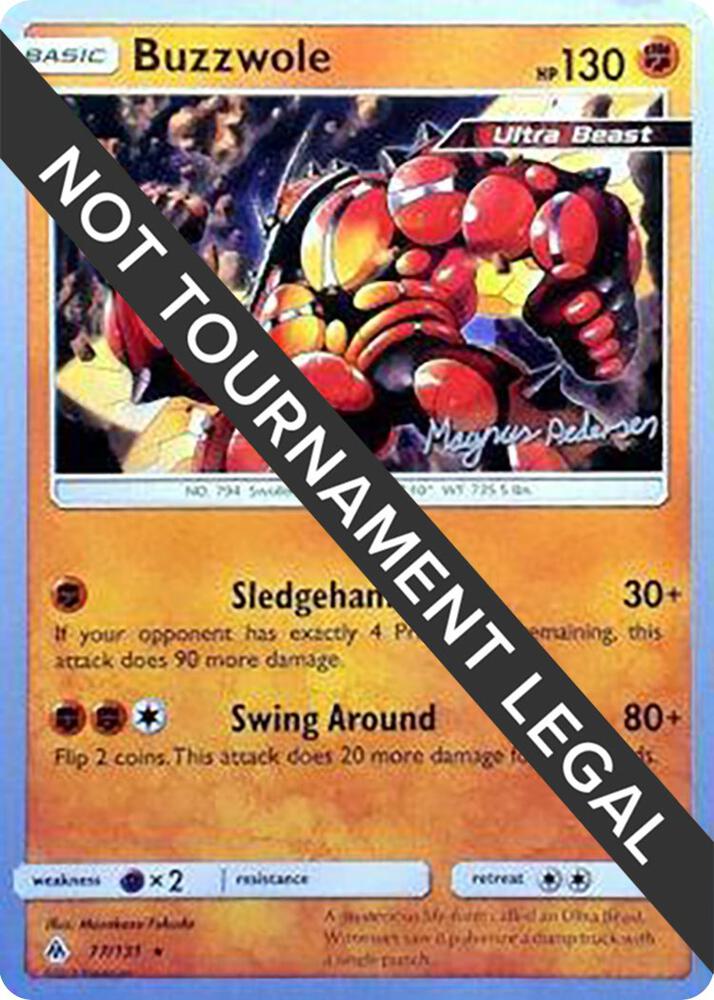Buzzwole - 2018 (Magnus Pedersen) 77/131 card from World Championship Decks