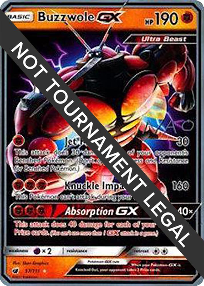 Buzzwole GX - 2018 (Naohito Inoue) 57/111 card from World Championship Decks