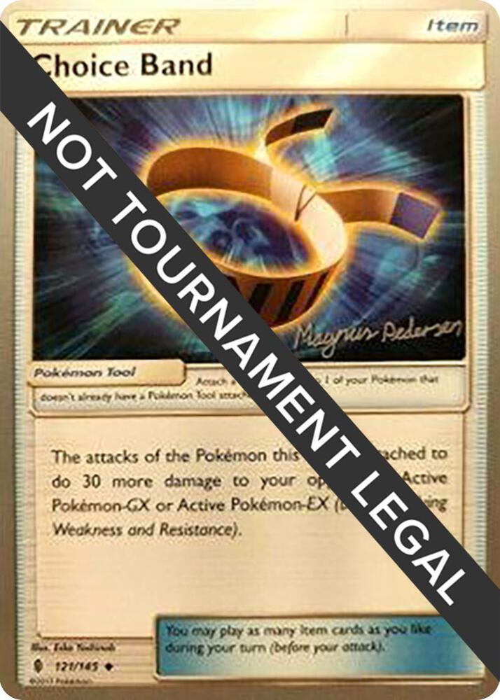 Choice Band - 2018 (Magnus Pedersen) 121/145 card from World Championship Decks