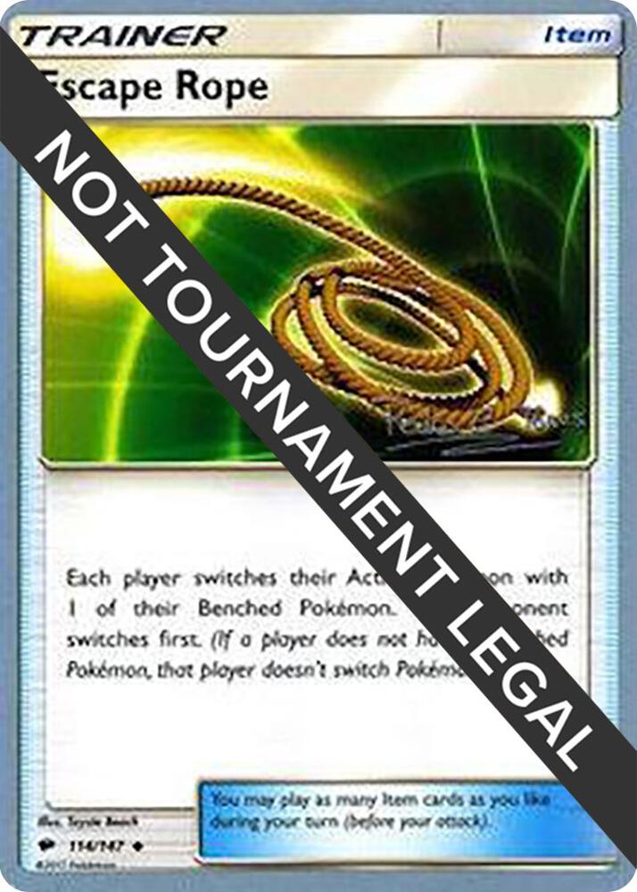Escape Rope - 2018 (Pedro Eugenio Torres) 114/147 card from World Championship Decks