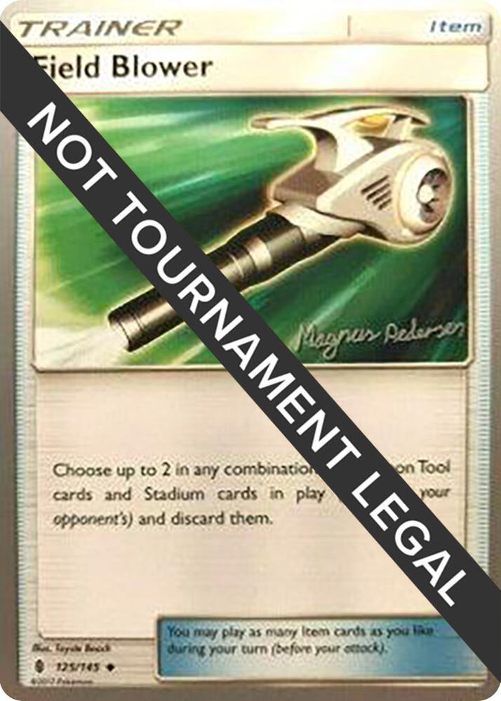 Field Blower - 2018 (Magnus Pedersen) 125/145 card from World Championship Decks