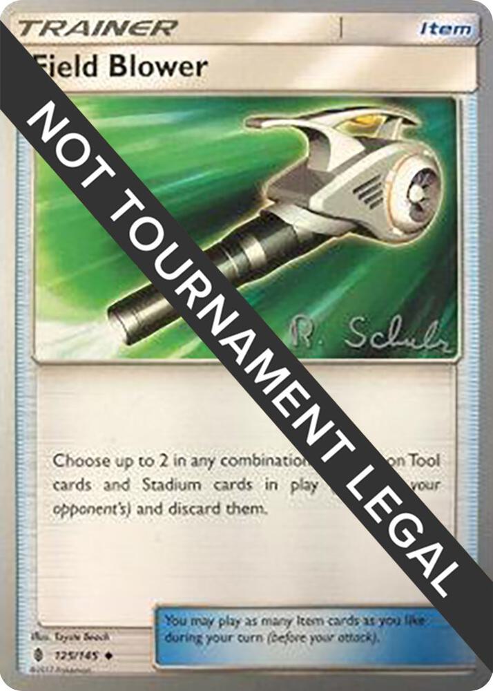 Field Blower - 2018 (Robin Schulz) 125/145 card from World Championship Decks