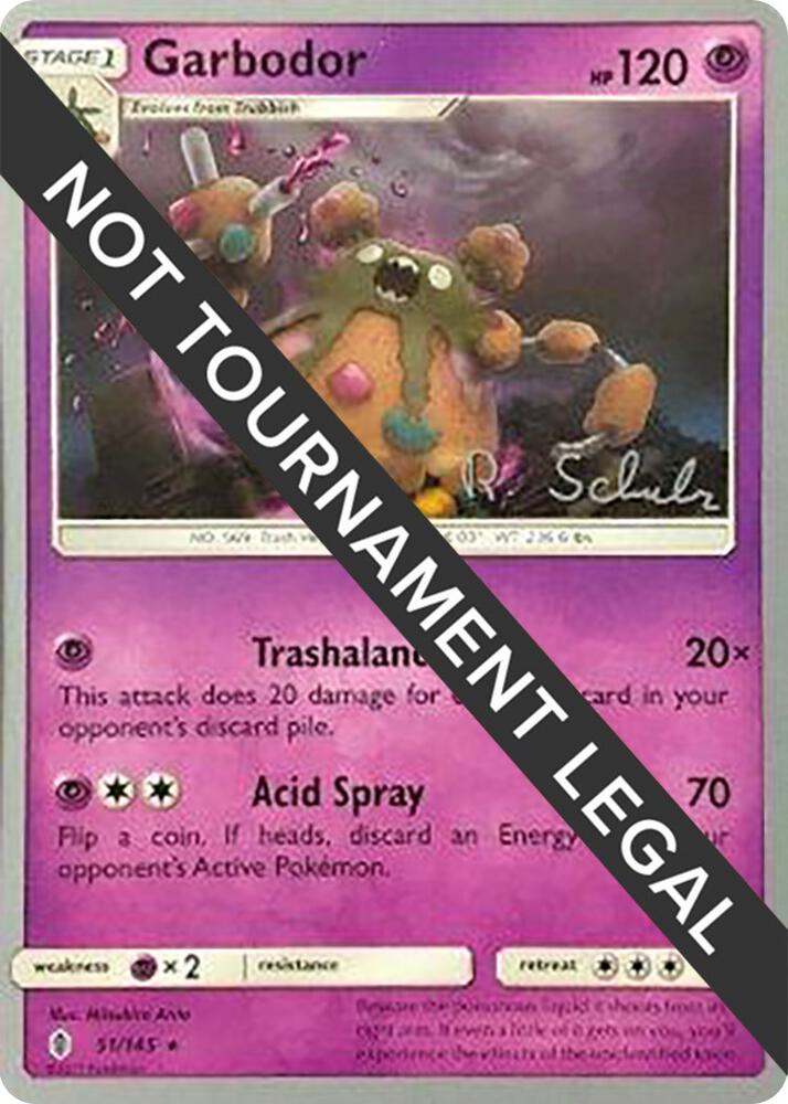 Garbodor (51) - 2018 (Robin Schulz) 51/145 card from World Championship Decks