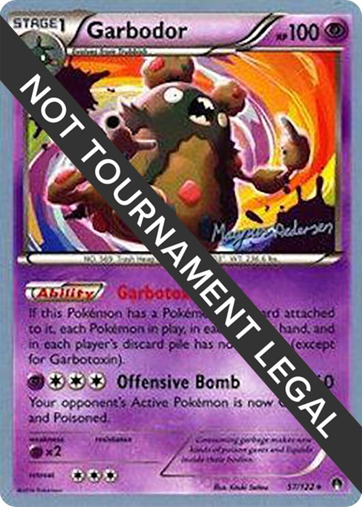 Garbodor (57) - 2018 (Magnus Pedersen) 57/122 card from World Championship Decks