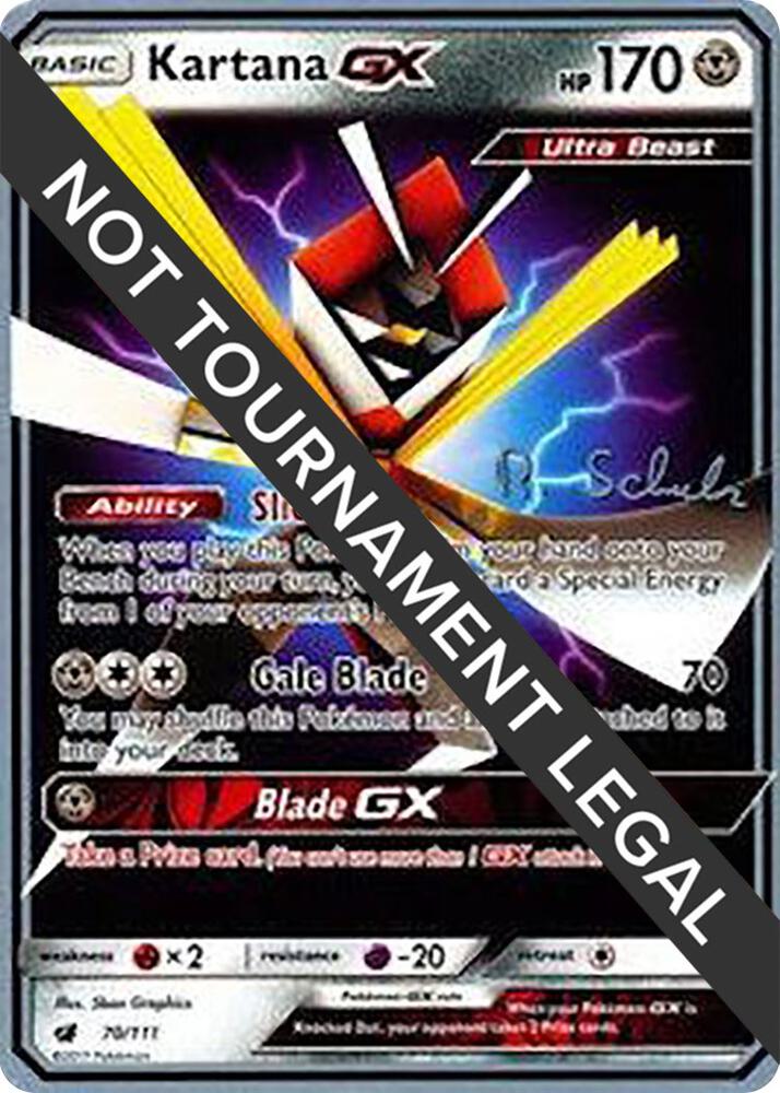 Kartana GX - 2018 (Robin Schulz) 70/111 card from World Championship Decks