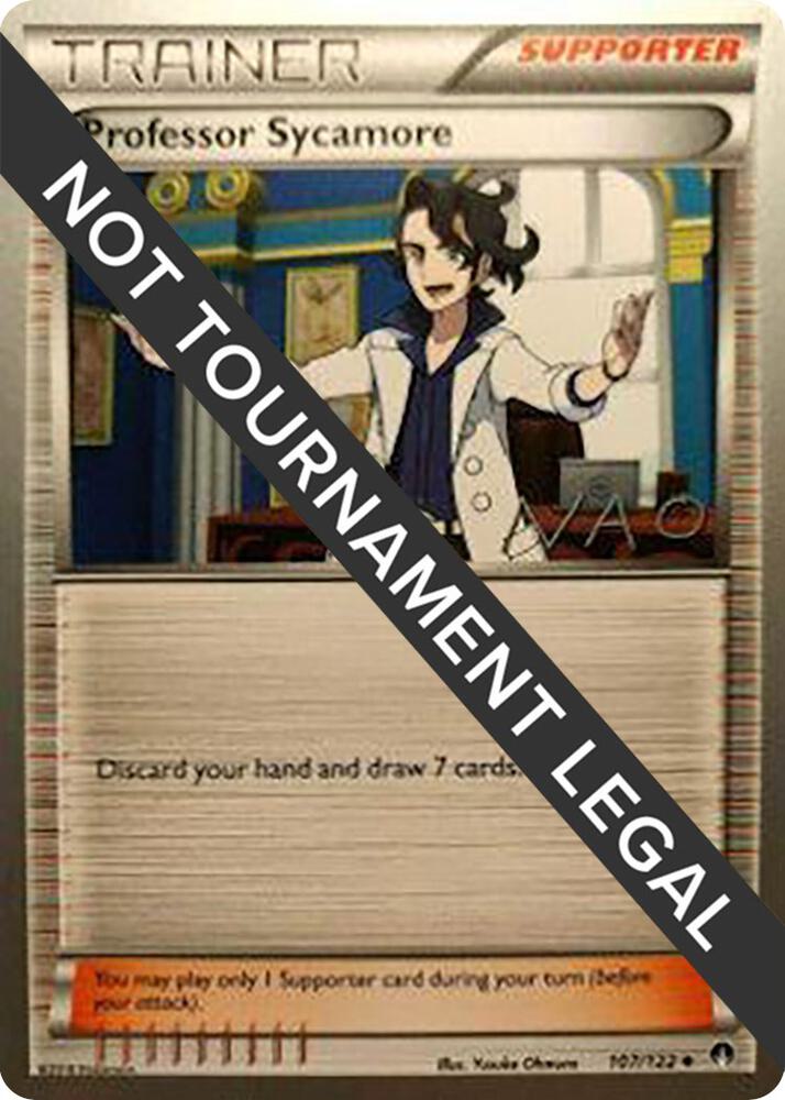 Professor Sycamore - 2018 (Naohito Inoue) 107/122 card from World Championship Decks