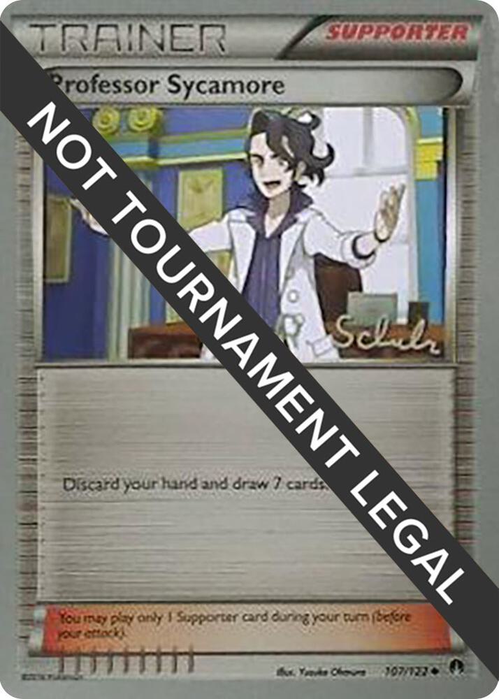 Professor Sycamore - 2018 (Robin Schulz) 107/122 card from World Championship Decks
