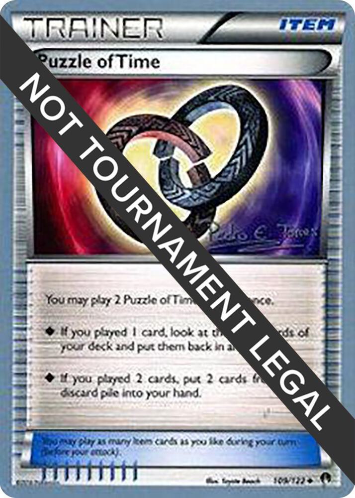 Puzzle of Time - 2018 (Pedro Eugenio Torres) 109/122 card from World Championship Decks