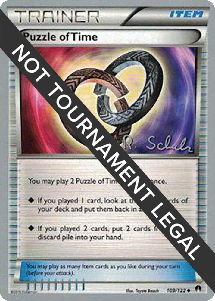 Puzzle of Time - 2018 (Robin Schulz) 109/122 card from World Championship Decks