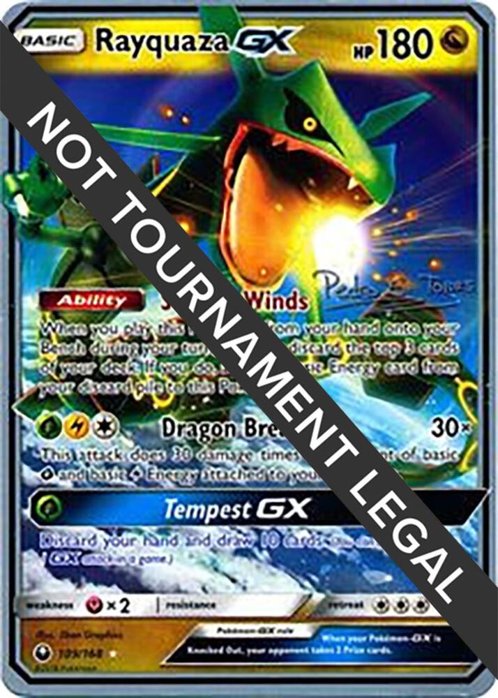 Rayquaza GX - 2018 (Pedro Eugenio Torres) 109/168 card from World Championship Decks