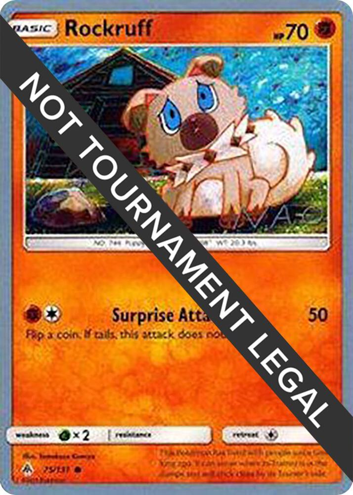 Rockruff - 2018 (Naohito Inoue) 75/131 card from World Championship Decks